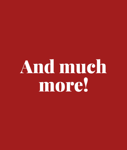 And much more